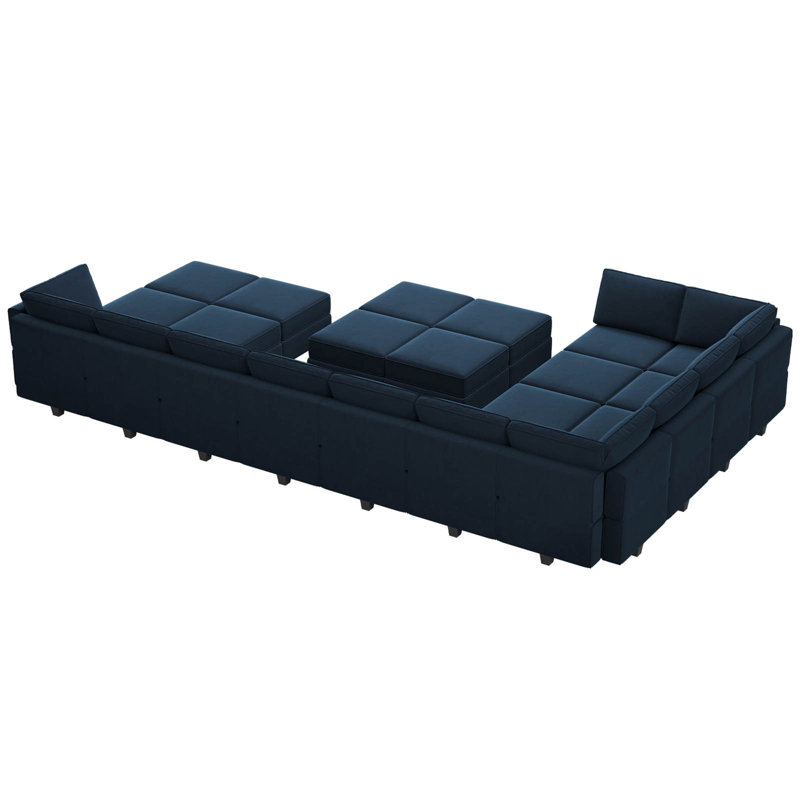 Ebern Designs Wylodene 21 - Piece Upholstered Sectional & Reviews | Wayfair